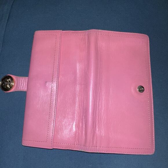 Authentic GUCCI Hysteria Pink Leather Bifold Long Credit Card Coun Wallet - Picture 6 of 8